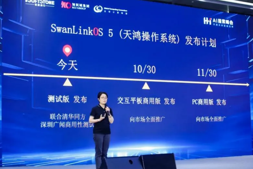 GA黄金甲动力子公司鸿湖万联重磅宣布SwanLinkOS 5 擘画开源鸿蒙AI PC新篇章